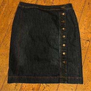 Christopher & Banks Denim Skirt Size-16
